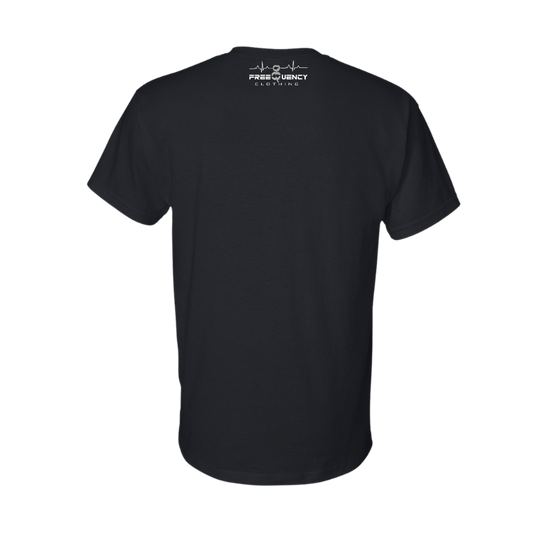 528Hz Love Hertz Tee - Shadow Signal (Black)