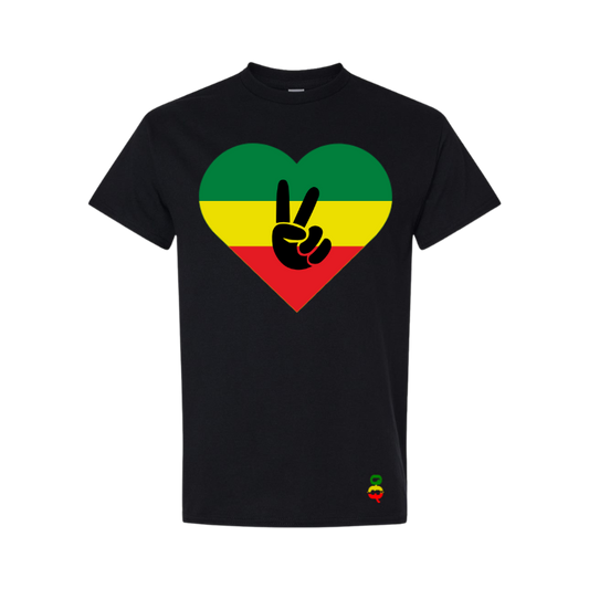 Peace & Love Heart Tee