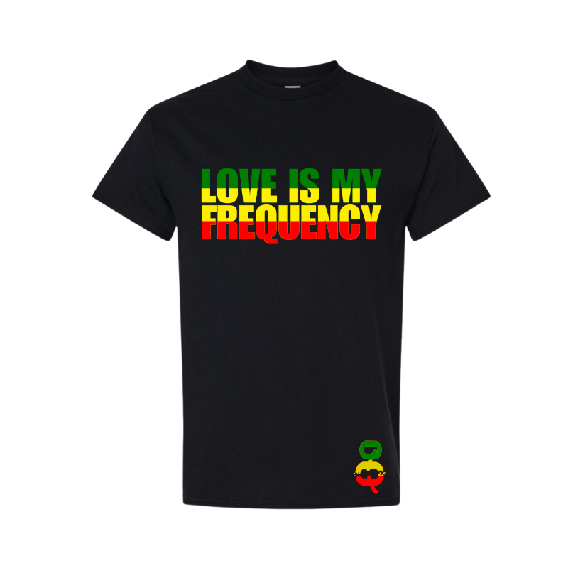 Love Is My Frequency Block Tee